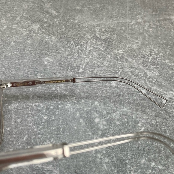 Projekt Produkt Crystal Clear Square Acetate Sunglasses - Picture 3 of 4